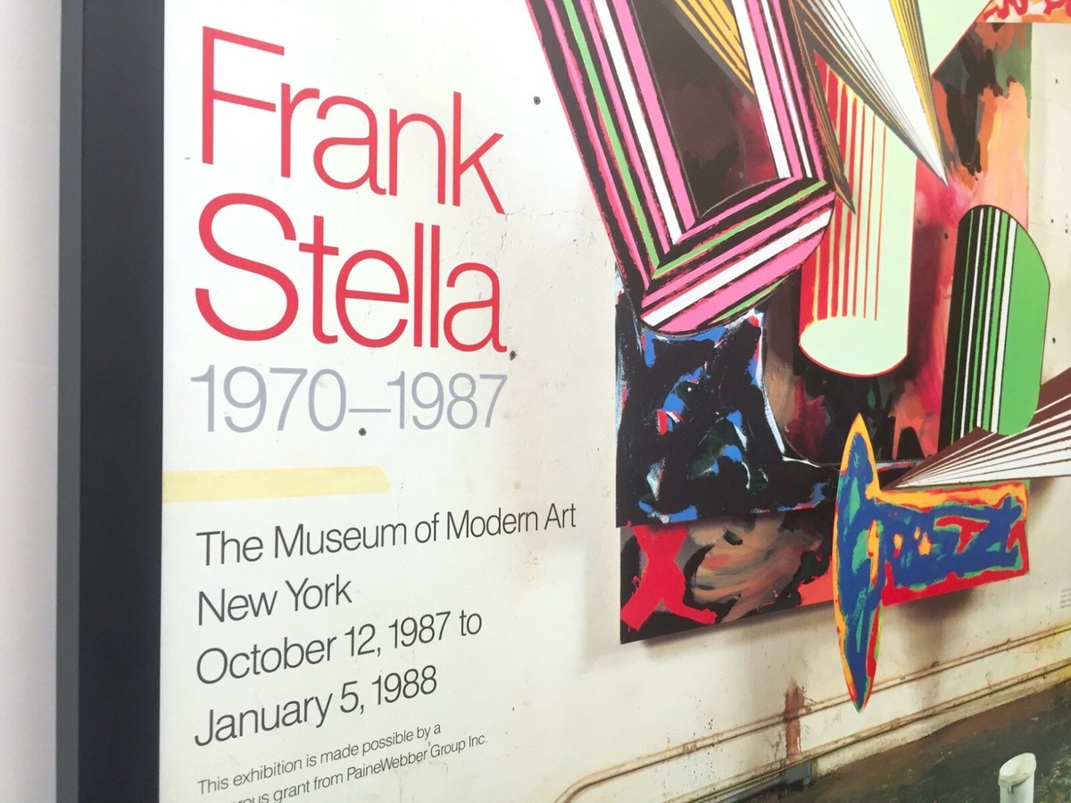 フランク ステラ MoMA New York Exhibition ポスター Frank Stella Prints 1967-1982 Framed Poster – MoMA Design Store