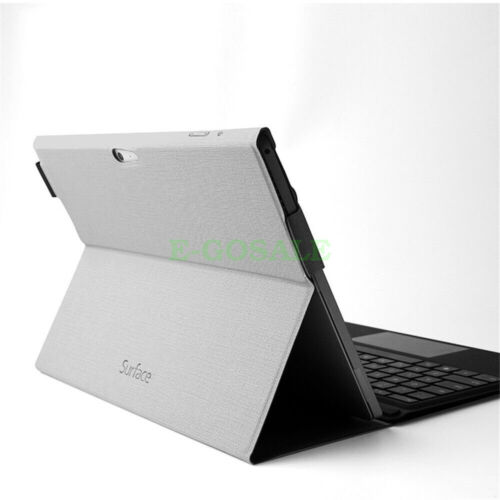Protective Case For Microsoft Surface Pro 4/5/6/7 PU Leather Folding Stand Cover - Picture 2 of 10