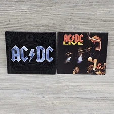 AC/DC CD Lot Of 2 Live 1992 Black Ice Tested Working '80s Rock And Roll