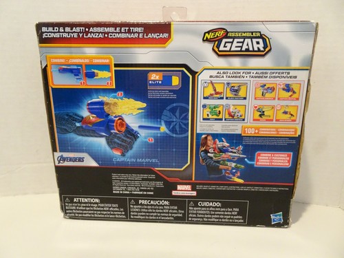 Nerf Assembler Gear Marvel Avengers Capitana Marvel NUEVO 2018 - Imagen 2 de 4