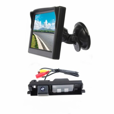 Reverse Camera & Suction Cup Rear View Screen Monitor for Toyota RAV4 2006-2012