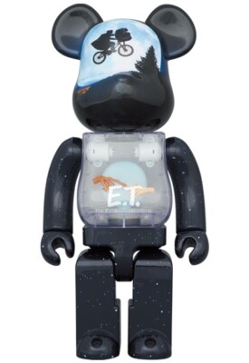 MEDICOM TOY BE@RBRICK E.T. LIGHT UP Ver. 100％ & 400％ BE