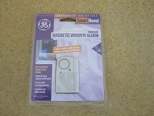 GE Magnetic Window Alarm Wireless Works on Doors Shed Garages NEW
