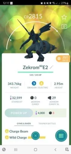 Fixing Shiny Zekrom #pokemon #pokemontiktok #fyp #pokemongo #shinypoke, Pokémon