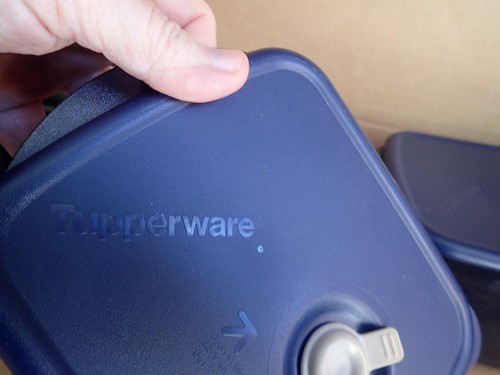 Tupperware Medium Vent N Serve Microonde 1,5L / 6,25 Tazze Blu Lotto di 2 - Foto 6 di 9