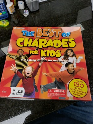 Pressman The Best of Charades for Kids Includes 150Colorful Picture Charades New