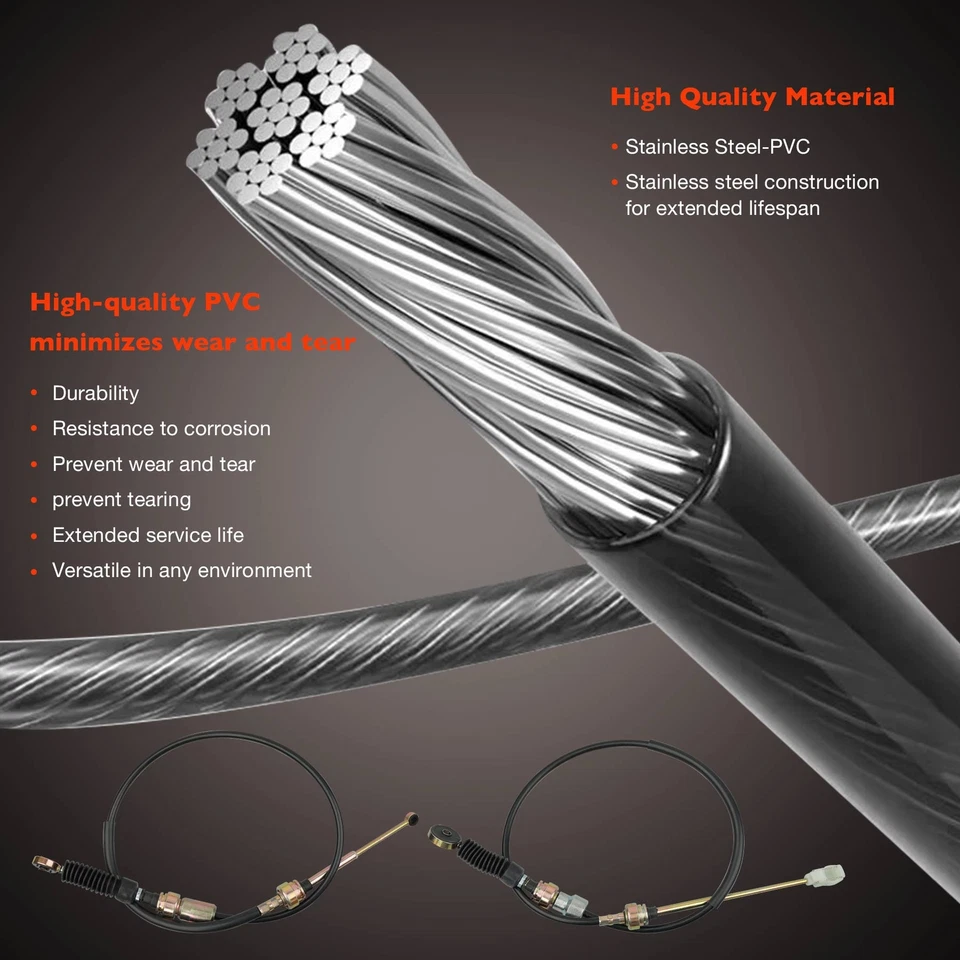 2x Cable de control de cambio de transmisión manual para Toyota RAV4 1996-2000 33821-42070 Foto 3 de 4