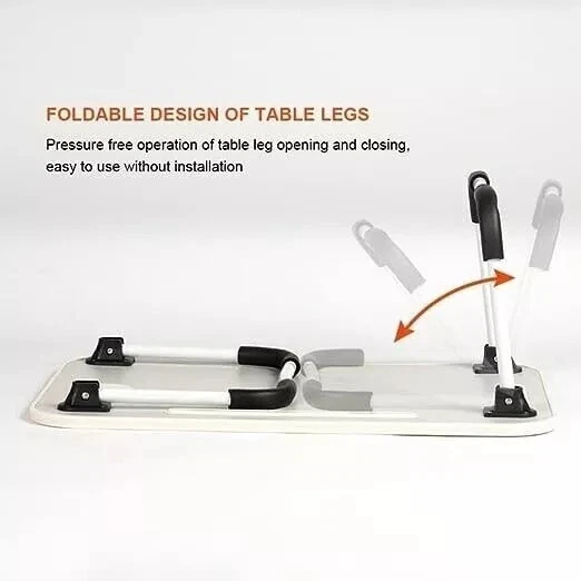 Escritorio Plegable para Portátil, Soporte para Cama, Mesa Plegable Bandeja de Desayuno Foto 4 de 4