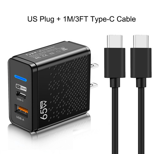 Universal 65W GaN Charger USB Type C Fast charging For iPhone 15/ Samsung/Google - Picture 23 of 24