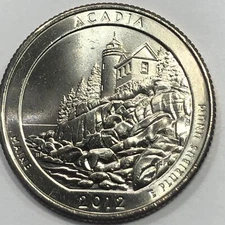 2012 S - Acadia National Park ATB Quarter Dollar