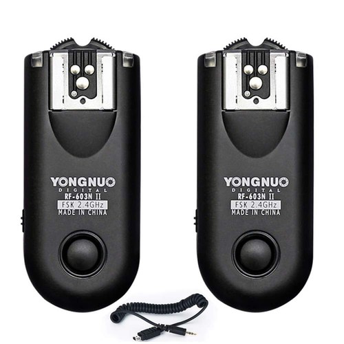 YONGNUO RF-603II N3 Wireless Shutter Release, Flash Trigger for Nikon DSLR D9...