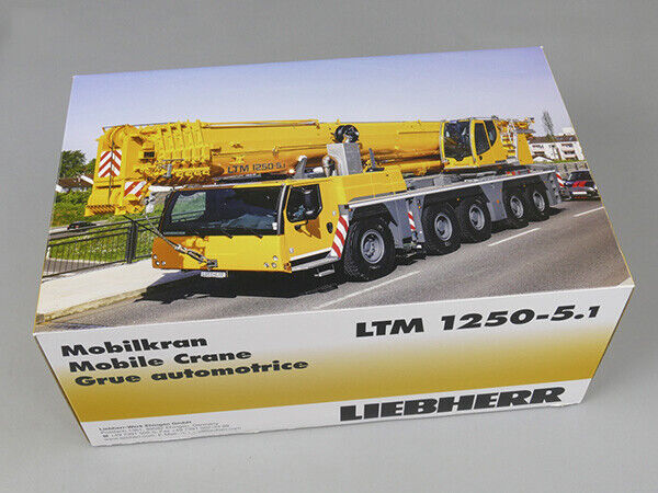 NZG for Liebherr LTM 1250-5.1 959 Mobile Crane 1/50 DIECAST NZG for Liebherr LTM 1250-5.1 959 Mobile Crane 1/50 DIECAST