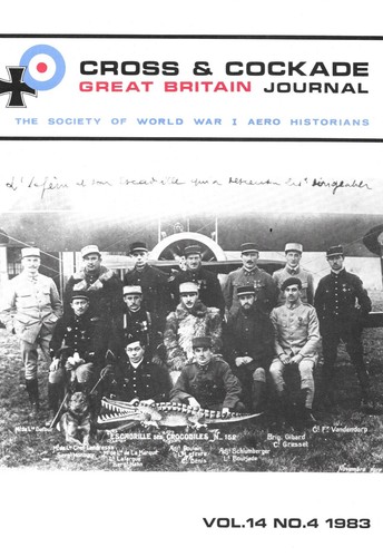 Cross & Cockade Great Britain V14 N4 l Escadrille des Crocodiles SPA 152 Spad