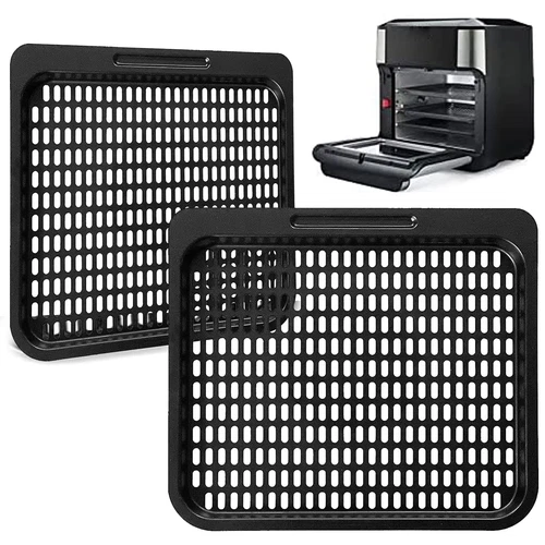 2pcs Cooking Tray Replacement 10 Qt Mesh Cooking Rack Air Fryer Accessories For 