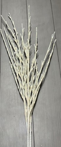 The Light Garden White Glitter Lighted Willow Branch 96 LED’s Home Decor 38 in - Picture 3 of 4