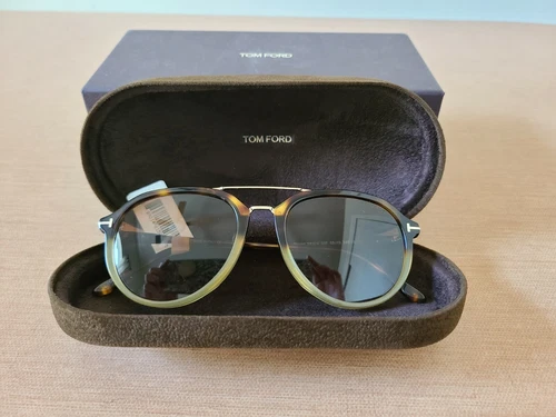 NIB NEW Tom Ford RUPERT FT 0674 Tortoise/Brown (56F) Sunglasses MADE IN ITALY