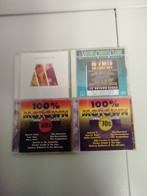 Motown 4 CD Compilation Lot - 100% '70s Endless Love & Broadway Cast 60 Tracks