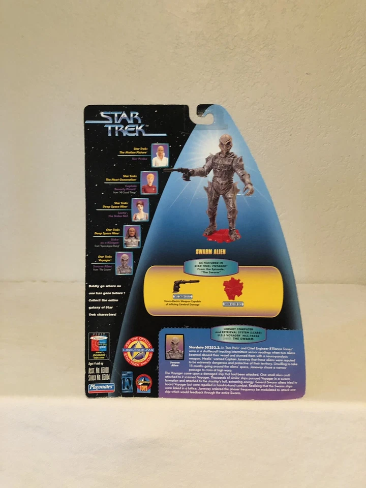 Star Trek SWARM ALIEN Action Figure Playmates 1997 Warp Factor Series 2 - Image 2 of 3