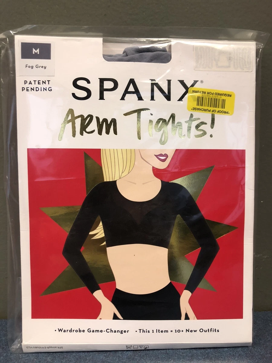 Spanx Women's Arm Tights Layering Piece FOG GREY Size M - NEW