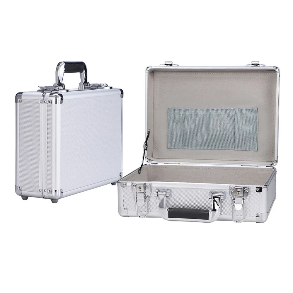 Small Carrying Case Aluminum Flight Cases Silver Portable