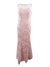 SL Fashions Women's Soutache Mermaid Gown (6, Blush) 794795019650