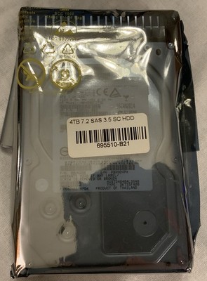 New HP 4Tb 7.2k SAS 3.5 SC HardDrive 695510-B21