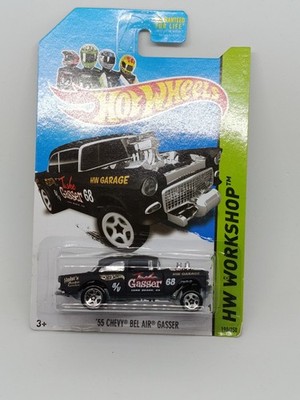 Hotwheels, ´55 Chevy Bel Air Gasser, HW Workshop, Black