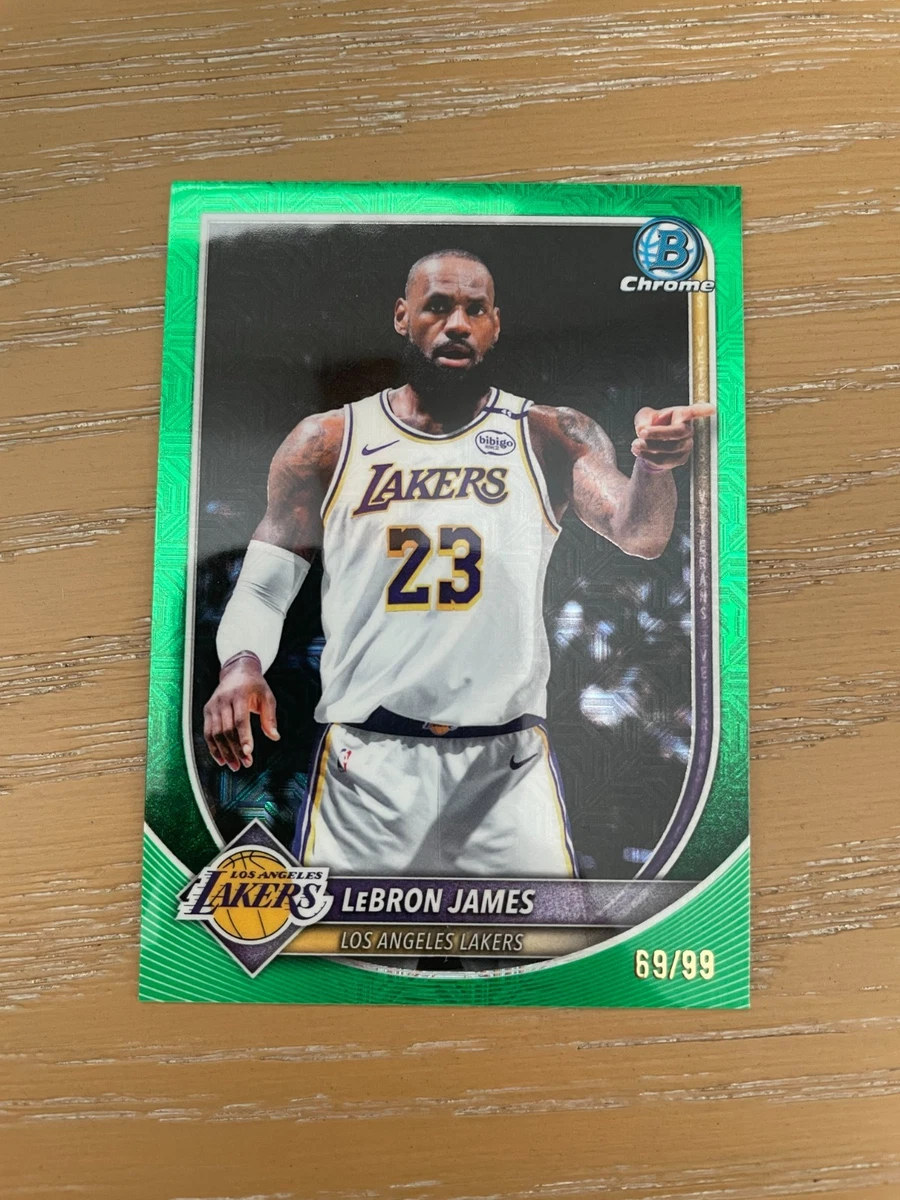 25+ Bowman LeBron James Basketball Sports Trading Cards
