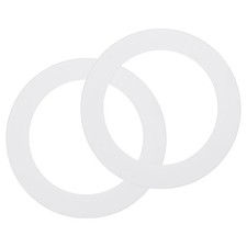 2 Pack Goof Ring for LED Recessed Downlights, 3.6" ID 4.9" OD Trim Ring, White