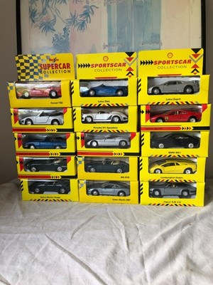 15 x Diecast Modell Spielzeugautos Maßstab 1:38 1990er Shell Promo/Maisto.