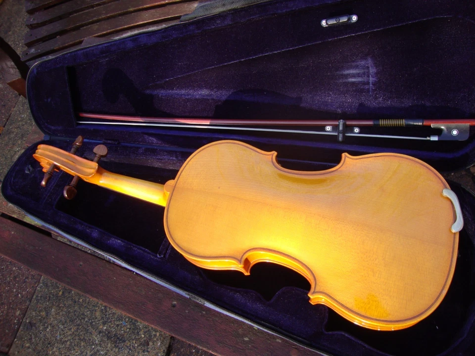 Child's Stentor Violin, in case with bow. 4/4 size. Good beginners instrument. - Image 2 of 4