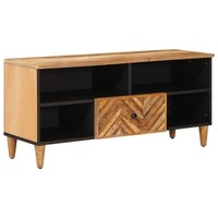 StauraumschräNke Braun 100 X 33,5 X 46 Cm Massivholz Mango