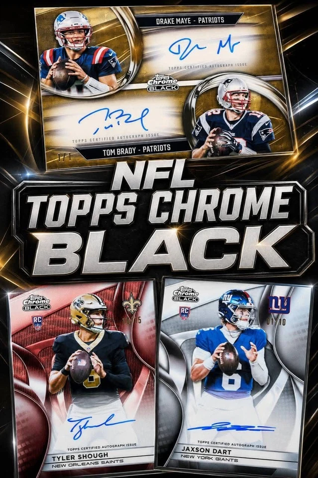 NFL TOPPS CHROME BLACK WITH DANIELS!