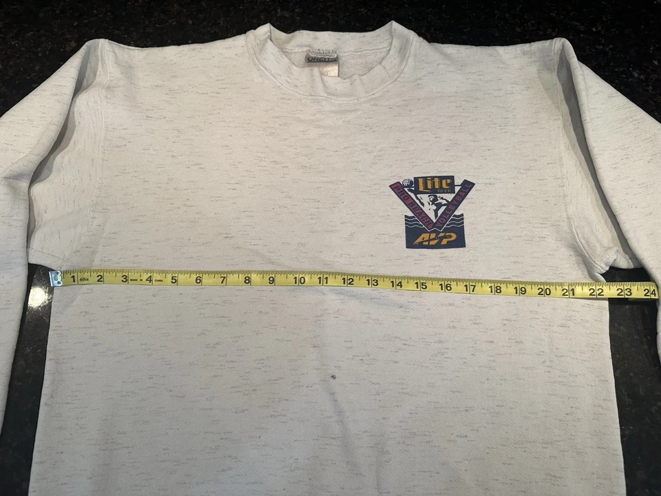 De colección 1992 AVP Miller Light Beach Voleibol Pro Beach Tour Hombres Talla XL Foto 2 de 4