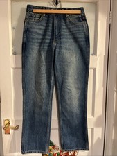Anine Bing Blue Denim Women Jeans High-Waisted Size 28
