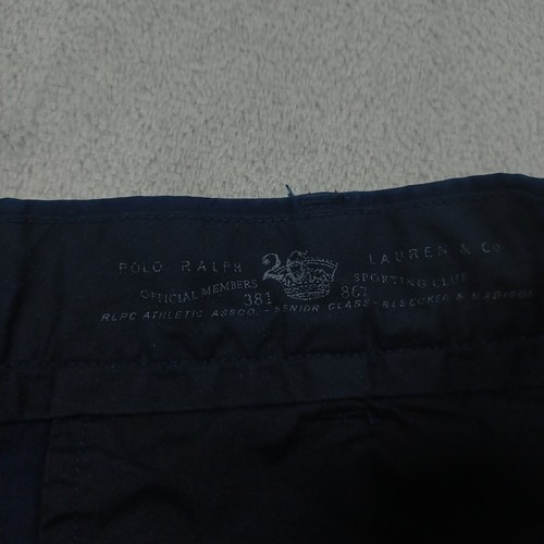 Polo Ralph Lauren Pants Mens 32x30 Blue Suffield Cottom Chino Preppy - Picture 3 of 10