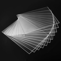 Acrylglas Platte 10X15Cm 1Mm Transparent Beidseitig FüR Dekoration DIY
