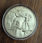RARE 2oz .999 FINE Silver Egyptian Gods - KHNUM - Round Ultra High Relief [B1]