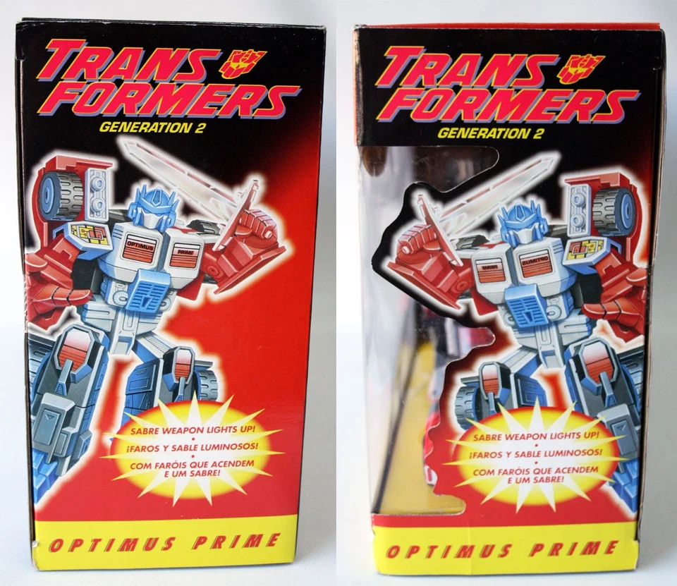 RARE VINTAGE 1994 TRANSFORMERS G2 LASER ROD OPTIMUS PRIME EUROPEAN NEW ! - Image 3 of 4