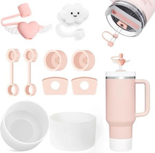 9pcs Silicone Spill-Proof Stopper Set for Sta...