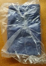 Uline S-18820 Purple Vynil Aprons Pack Of 5 Open Bag