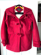 Genuine Pendleton Women's Wool Pea Coat, Lined, Pockets, Toggle Buttons - Size M