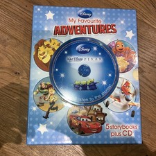 Disney My Favourite Adventures 5 Books Collection Box Set With CD - Read along