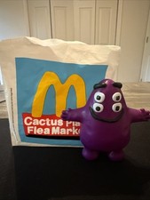 McDonald s Cactus Plant Flea Market Grimace Happy Meal Toy 2022 Collectible