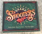Vintage Sharp Shooters Dice Board Game 1994 Milton Bradley Missing 5 Red Dice