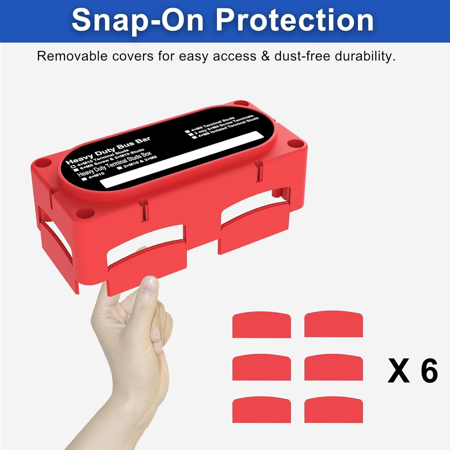 Heavy Duty Bus Bar 300A 12V Power Distribution 300A-3/8'