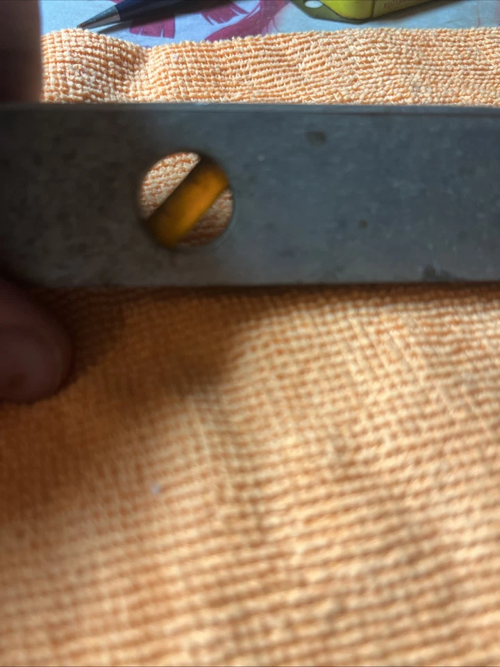 Logotipo vintage Craftsman años 20 Wave No. Nivel de torpedo de aluminio 3983 Foto 4 de 4