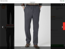 38/30” DAMART MENS THERMAL LINED GREY TROUSERS 👖 RRP £35