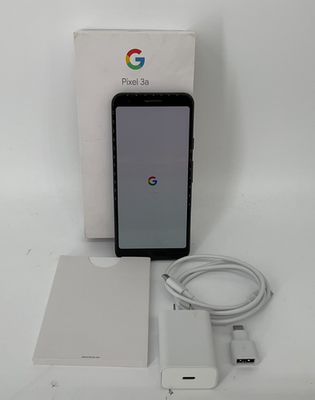 Google Pixel 3a Smartphone 64GB Unlocked Just Black GA00655-US