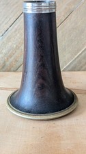 Vintage Clarinet Bell Made From Grenadilla Wood Most Likely French